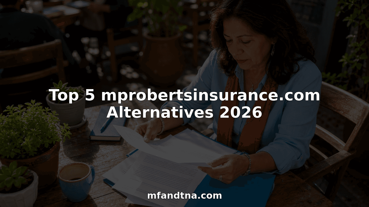 Top 5 mprobertsinsurance.com Alternatives 2026